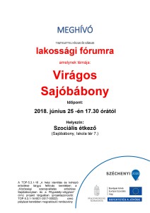 MEGHÍVÓ_fórum Virágos Sajóbábony 2018. 06. 25.